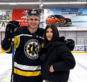 Андрей и Виктория Жвачкины - самая красивая пара хоккейной Суперлиги Украины