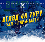 Обзор 40-го тура Украинской хоккейной лиги — Пари-Матч