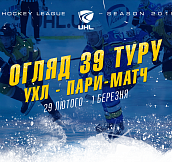 Обзор 39-го тура Украинской хоккейной лиги — Пари-Матч