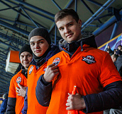 Школьники Донетчины посетили матч Лиги Чемпионов в Харькове (фото)