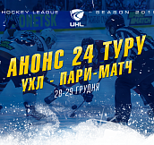 Анонс 24-го тура чемпионата Украинской хоккейной лиги – Пари-Матч