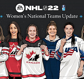 В NHL 22 впервые добавили женские сборные